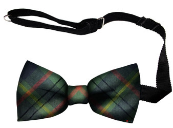 Taylor Weathered Tartan Men's Bow Tie Pure Wool Elastic Fastening