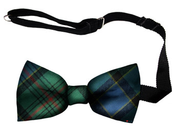 Ogilvie Hunting Ancient Tartan Men's Bow Tie Pure Wool Elastic Fastening