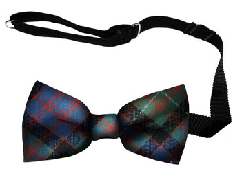 MacDonell of Glengarry Ancient Tartan Men's Bow Tie Pure Wool Elastic Fastening