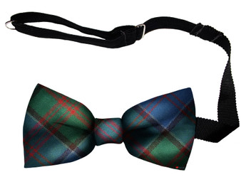 Stewart of Appin Hunting Ancient Tartan Men's Bow Tie Pure Wool Elastic Fastening