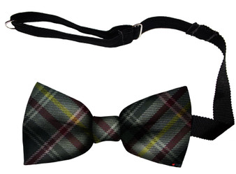 Tasmania Australian Tartan Men's Bow Tie Pure Wool Elastic Fastening