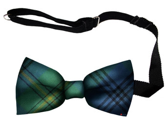 Johnston Ancient Tartan Men's Bow Tie Pure Wool Elastic Fastening