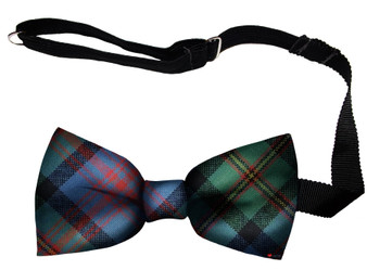 Logan & MacLennan Ancient Tartan Men's Bow Tie Pure Wool Elastic Fastening