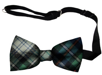 MacKenzie Dress Ancient Tartan Men's Bow Tie Pure Wool Elastic Fastening