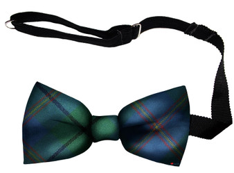Carmichael Ancient Tartan Men's Bow Tie Pure Wool Elastic Fastening
