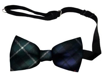 Graham of Montrose Modern Tartan Men's Bow Tie Pure Wool Elastic Fastening