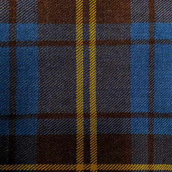 Irish Tartan Fabric Material Medium Weight County Sligo New Wool 1 Metre