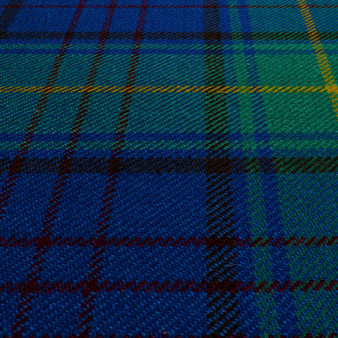 Irish Tartan Fabric Material Medium Weight County Donegal New Wool 1 Metre