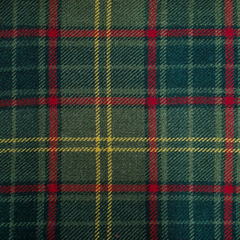Irish Tartan Fabric Material Medium Weight County Armagh New Wool 1 Metre