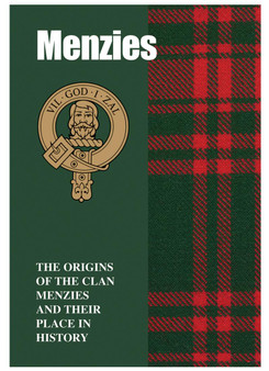 Menzies Ancestry Scottish Clan History Booklet, Scottish Gift