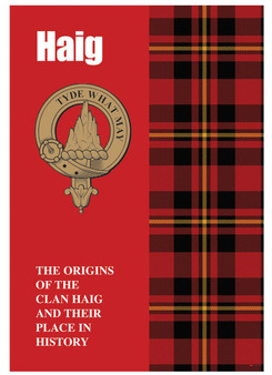 Haig Ancestry Scottish Clan History Booklet, Scottish Gift