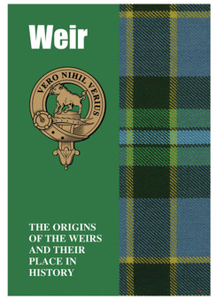 Weir Ancestry Scottish Clan History Booklet, Scottish Gift