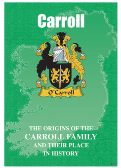 Carroll Irish Ancestry Clan History Booklet Covering the Historical Exploits of this Famous Name