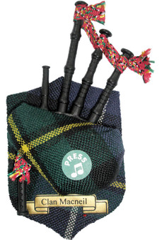 MacNeil Musical Bagpipe Fridge Magnet Sound "Scotland the Brave"