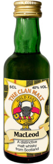 MacLeod Clan Whisky Collectable Miniature Bottle, Made in Scotland MacLeod Clan Whisky Collectable Miniature Bottle, Made in Scotland