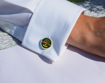 Scottish Clan Mens Cufflinks Young Clan Crest Product Of Scotland Gold Colour