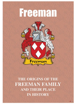 Freeman English Ancestry Family History Booklet with Amazing Facts of this Famous Name