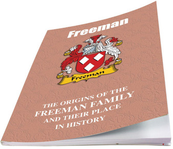 Freeman English Ancestry Family History Booklet with Amazing Facts of this Famous Name