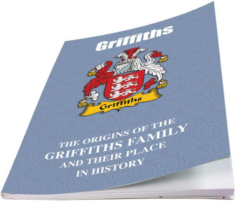 Griffiths English Ancestry Family History Booklet with Amazing Facts of this Famous Name
