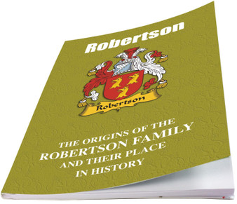 Robertson English Ancestry Family History Booklet with Amazing Facts of this Famous Name