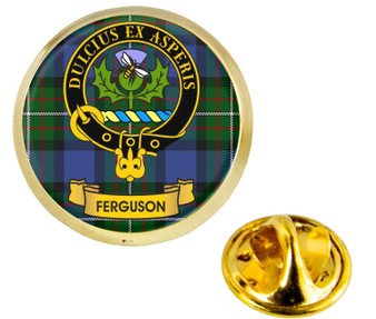 Scottish Clan Lapel Badge Pin Ferguson Clan Crest Product Of Scotland Gold Colour