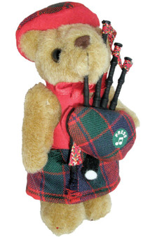 Robertson Clan Musical Teddy Bear, Scottish Gift, Made in Scotland