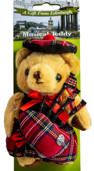 Edinburgh Musical Teddy Bear, Scottish Gift, Made in Scotland Edinburgh Musical Teddy Bear, Scottish Gift, Made in Scotland