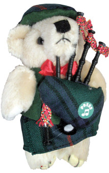 Shaw Clan Musical Teddy Bear, Scottish Gift, Made in Scotland