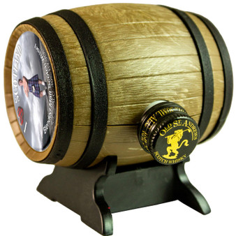 Miniature Malt Whisky Barrel I Love Scotland Kilt ideal Gift