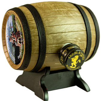 Miniature Malt Whisky Barrel Piper Cheers Scottish Gift