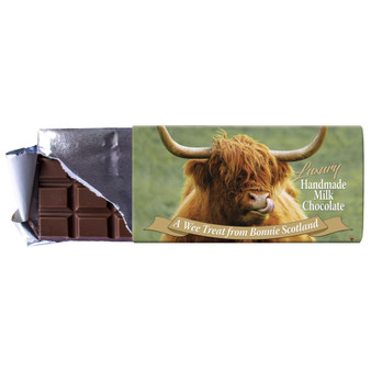 Luxury Milk Chocolate Handmade Highland Coo Wee Treat From Bonnie Scotland
