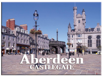 Aberdeen City Castlegate Metallic Magnet