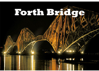Forth Road Bridge Night and Day Fridge Magnet 3D Hologram Lenticular Effect