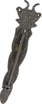 Highland Stag Kilt Pin in Antique Silver Finish