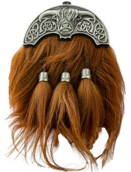 Full Dress Kilt Sporran Scottish Highland Cow Cantle Faux Fur 4 Styles Scottish Made