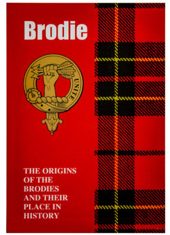 Brodie Ancestry Scottish Clan History Booklet, Scottish Gift Family History Gifts Clans of Scotland Mini Book