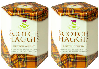 Traditional Scottish Haggis Scotch Whisky Flavour Pack of 2