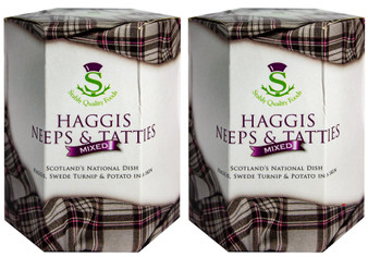 Scottish Haggis Mixed with Neeps & Tatties from Scotland Pack of 2