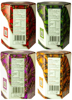 Scottish Haggis Selection 4 Pack: Original, with Venison, Scotch Whisky Flavour, and Vegetarian