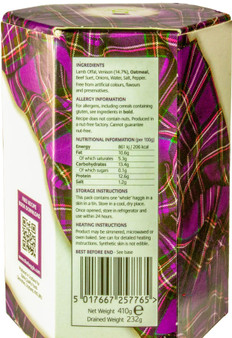 Royal Haggis With Venison Tin Pack of 3 Traditional Scottish Food