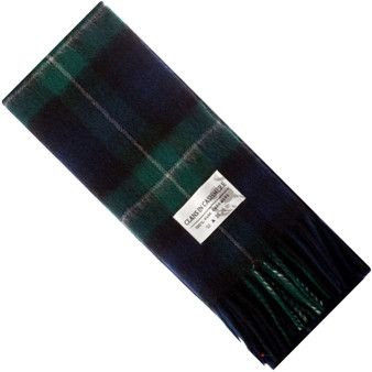 Luxury 100% Cashmere Scottish Clan Scarf Forbes Modern