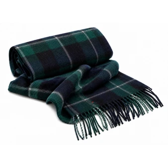 Luxury 100% Cashmere Scottish Clan Scarf Forbes Modern