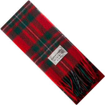 Luxury 100% Cashmere Scottish Clan Scarf MacGregor Modern