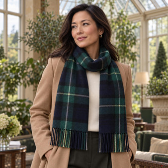 Cashmere Clan Scarf Campbell of Argyll Modern