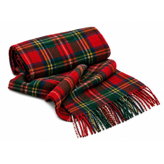 Cashmere Clan Scarf Stewart Royal Modern