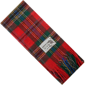 Luxury 100% Cashmere Scottish Clan Scarf MacLean of Duart Modern