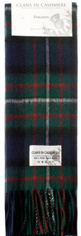 Luxury 100% Cashmere Scottish Clan Scarf Ferguson Modern