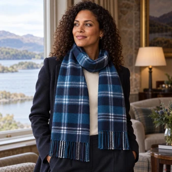 Cashmere Clan Scarf Earl of St Andrews