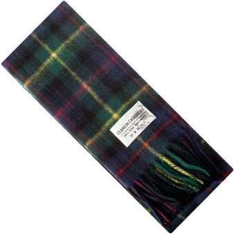 Luxury 100% Cashmere Scottish Clan Scarf Farquharson Modern