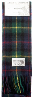 Luxury 100% Cashmere Scottish Clan Scarf Farquharson Modern
